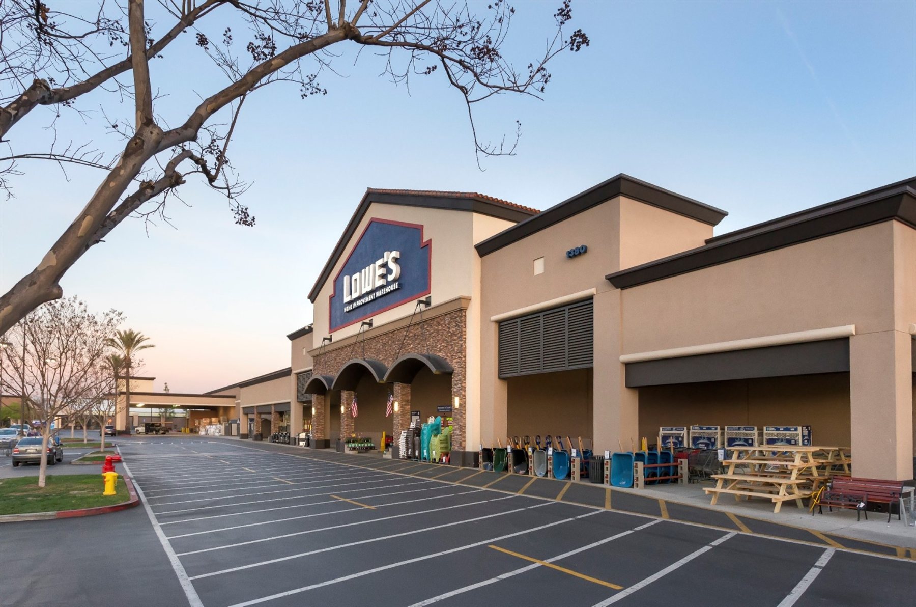 The Lowe's anchor store at Westridge Plaza in La Habra, California